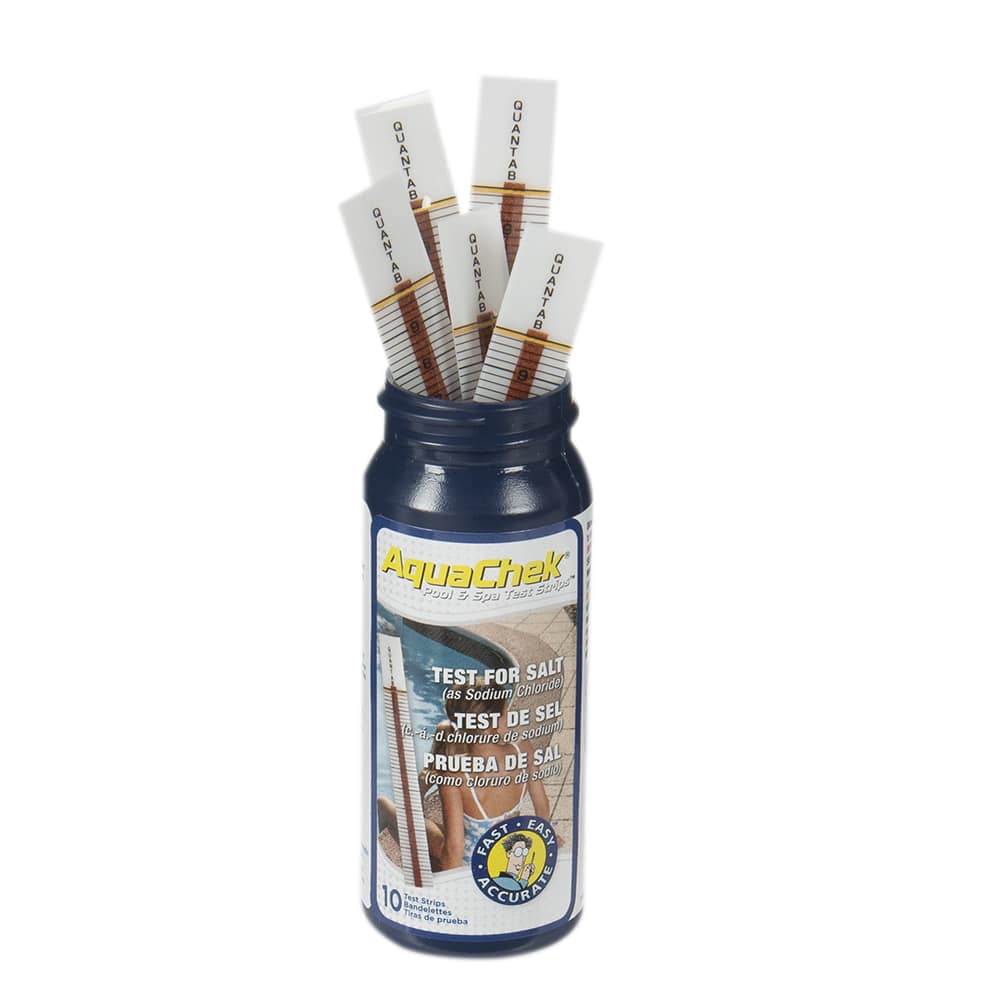 Languettes d’analyse d'eau Test de sel Pqt/10