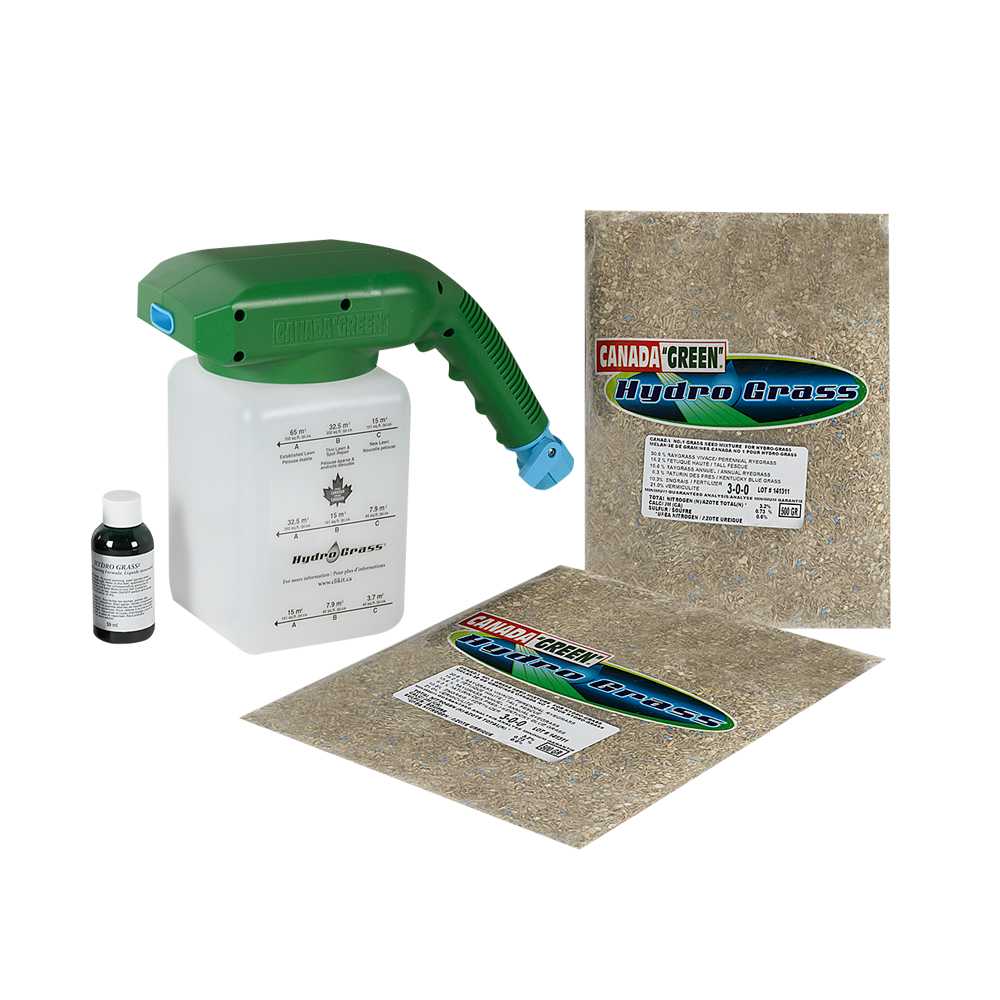 Système d'ensemencement de pelouse Hydro-Grass 1&nbsp;kg