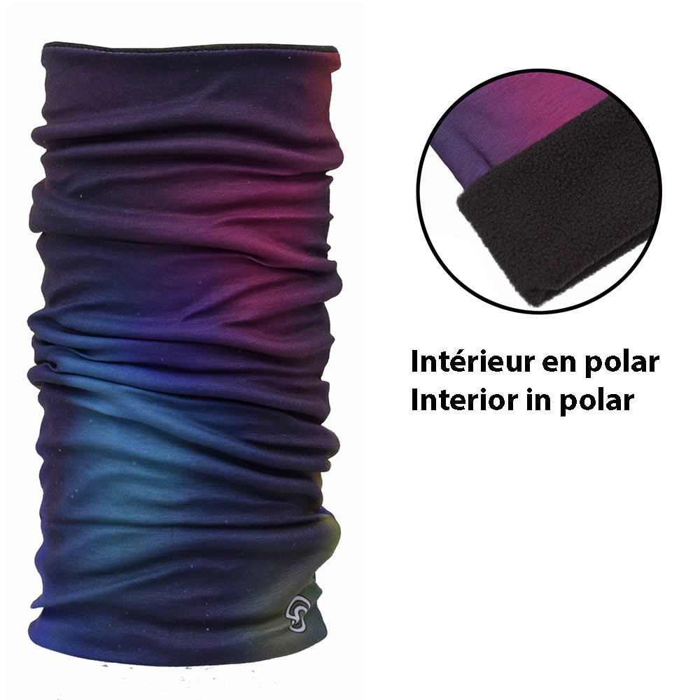 Foulard/tube doublé