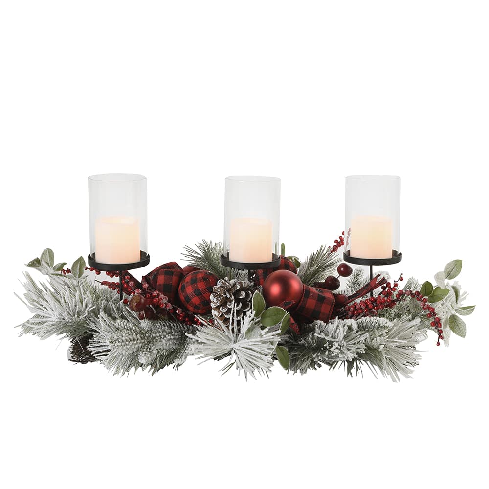 Ensemble de 3 bougeoirs à DEL VERTUO