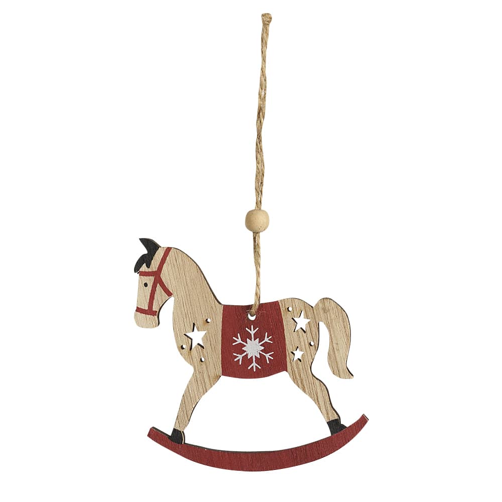 Ornement cheval à bascule 3&nbsp;9/16&nbsp;po