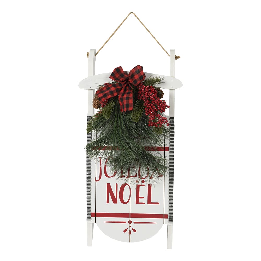 Décoration murale traîneau