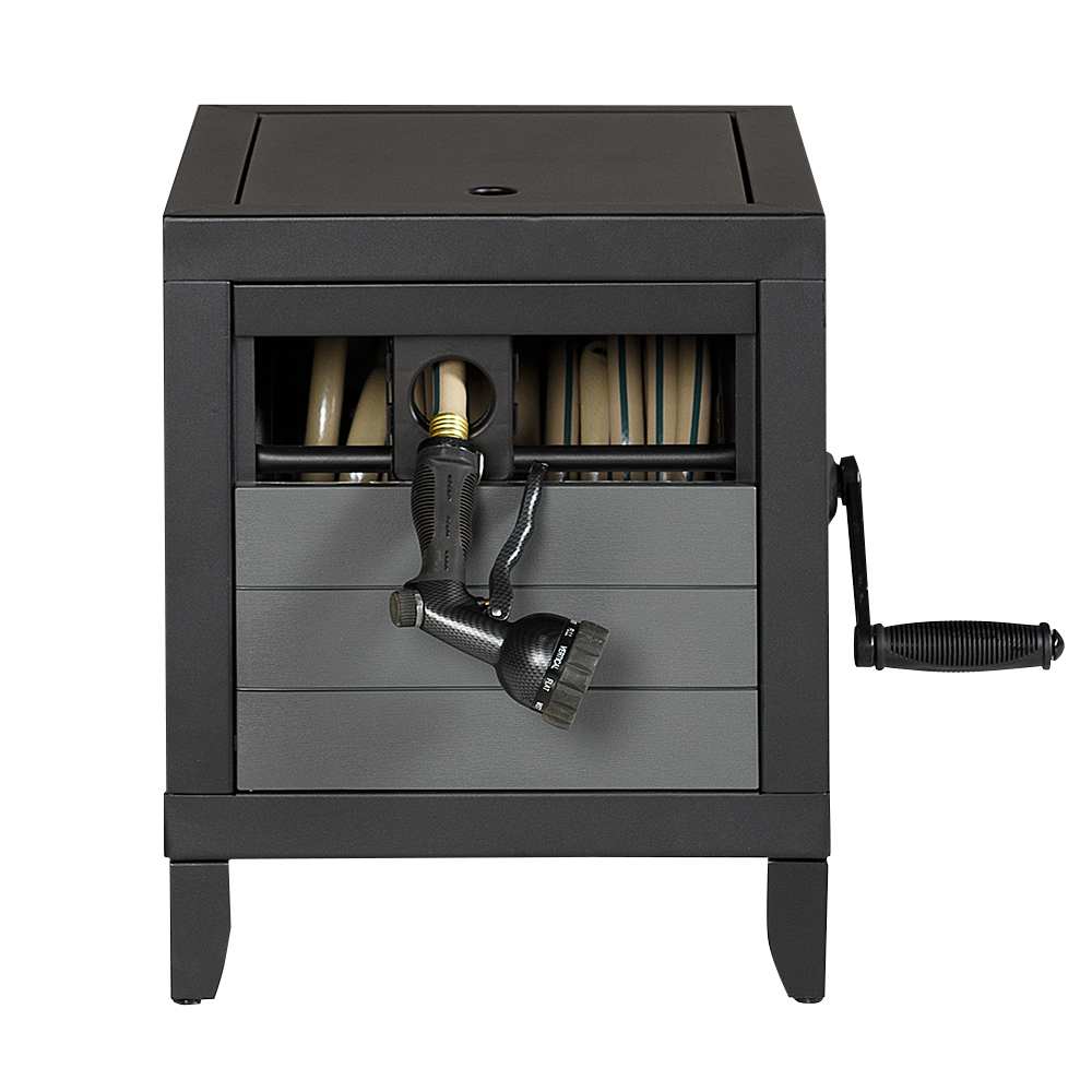 Dévidoir de patio pour tuyau d'arrosage 100 pi NeverLeak GARANT