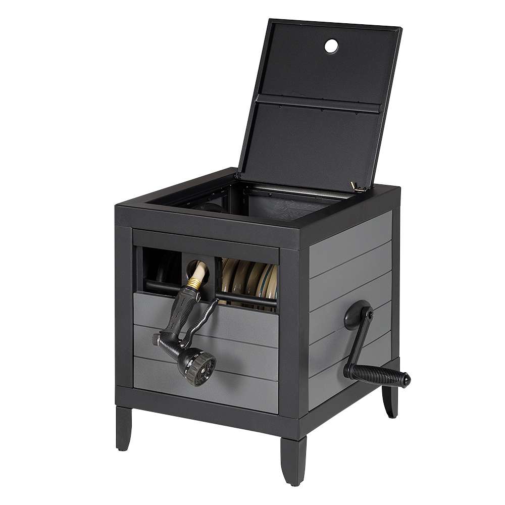 Dévidoir de patio pour tuyau d'arrosage 100 pi NeverLeak GARANT