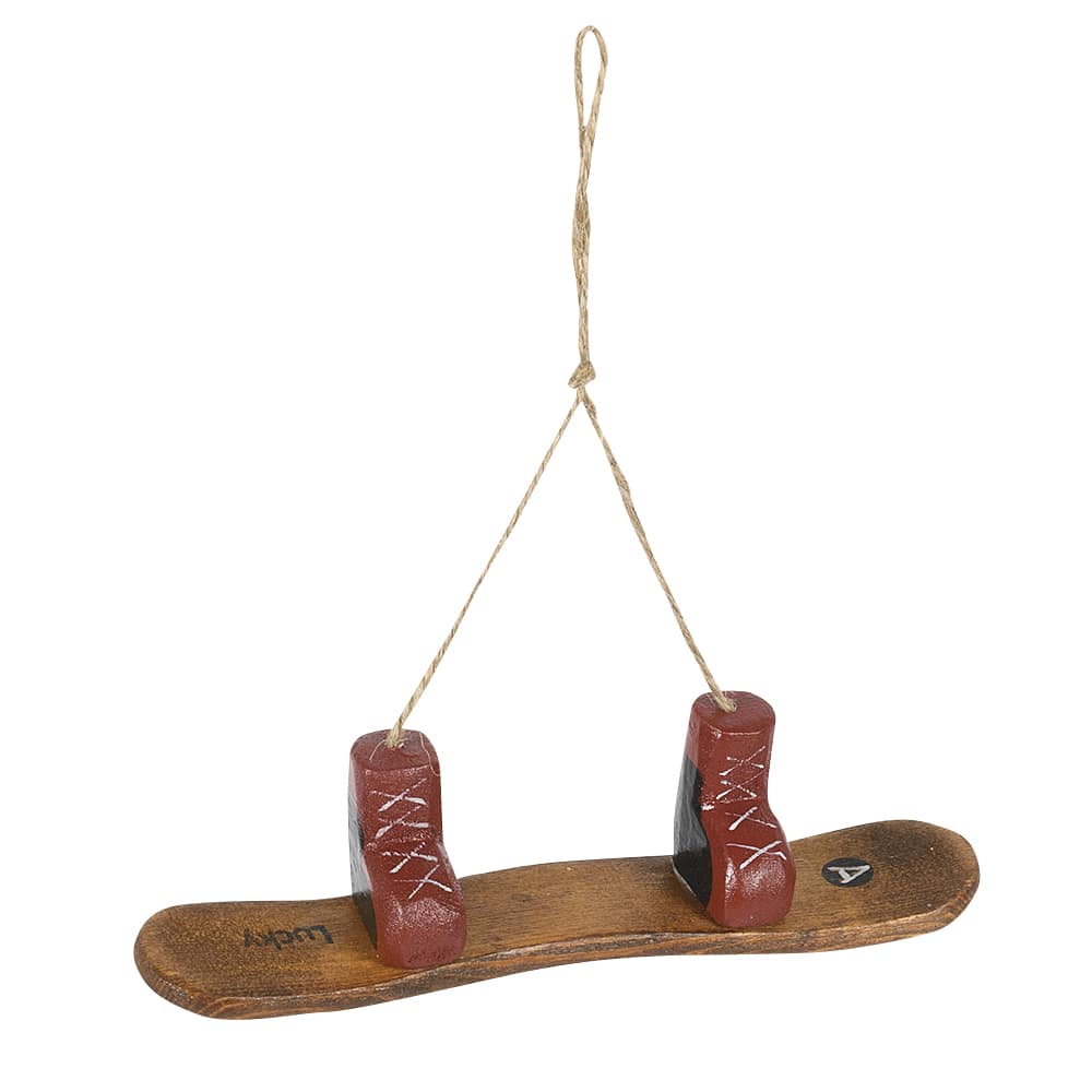 Ornement planche à neige 7 po