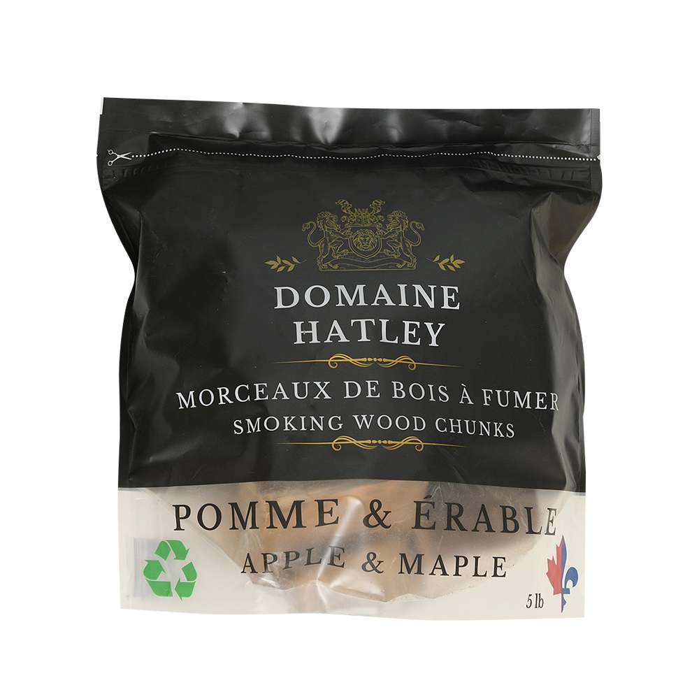 Morceaux de bois pour fumer Pomme et érable 5 lb