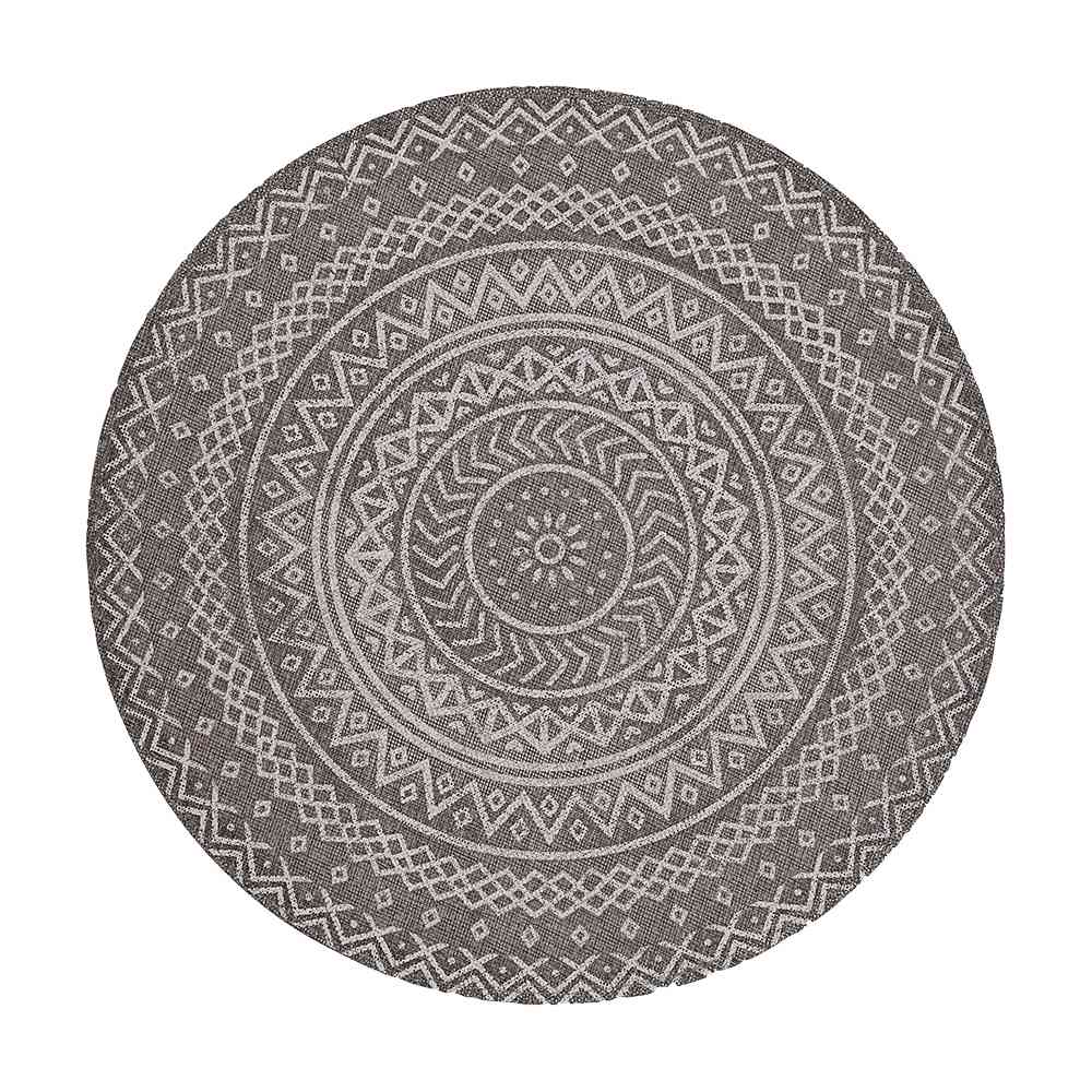 Napperon rond gris 15&nbsp;po VERTUO