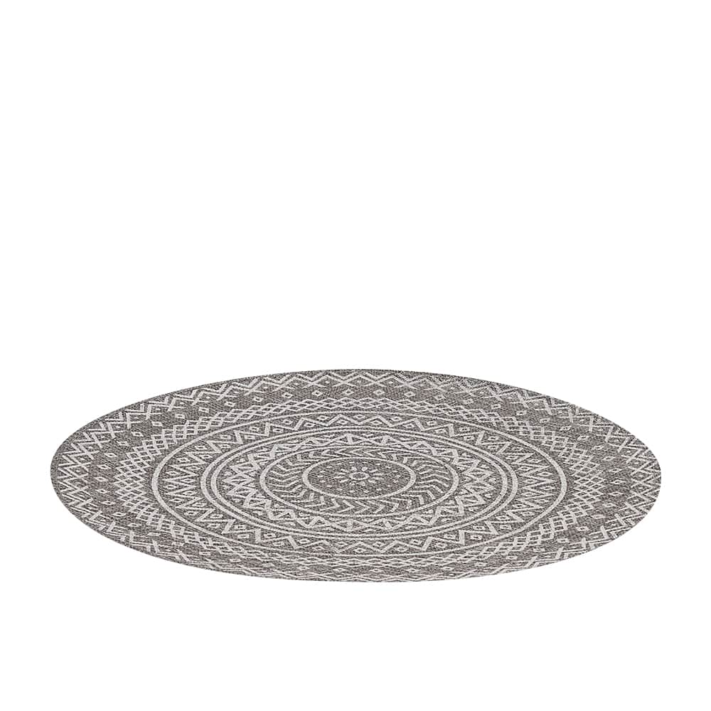Napperon rond gris 15&nbsp;po VERTUO