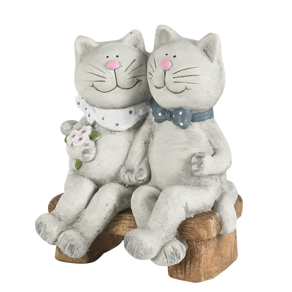 Chats mignons décoratif pour le jardin 13 po VERTUO