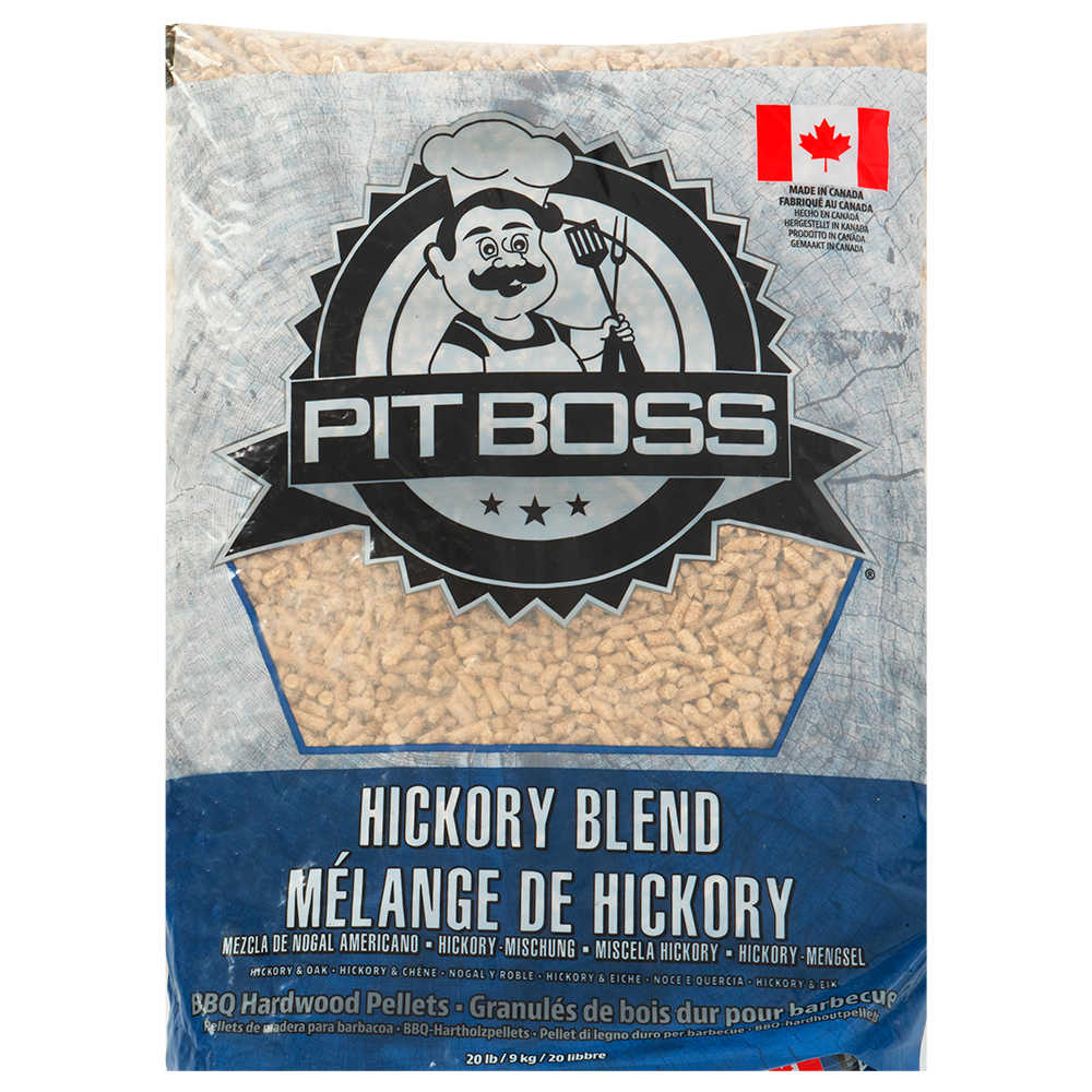 Granules de bois pour BBQ Mélange Hickory 20&nbsp;lb
