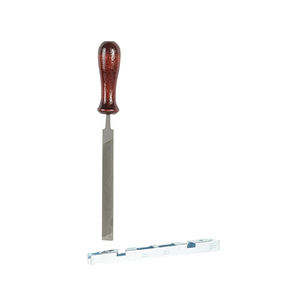 Limiteur de profondeur et lime plate pour scie à chaîne