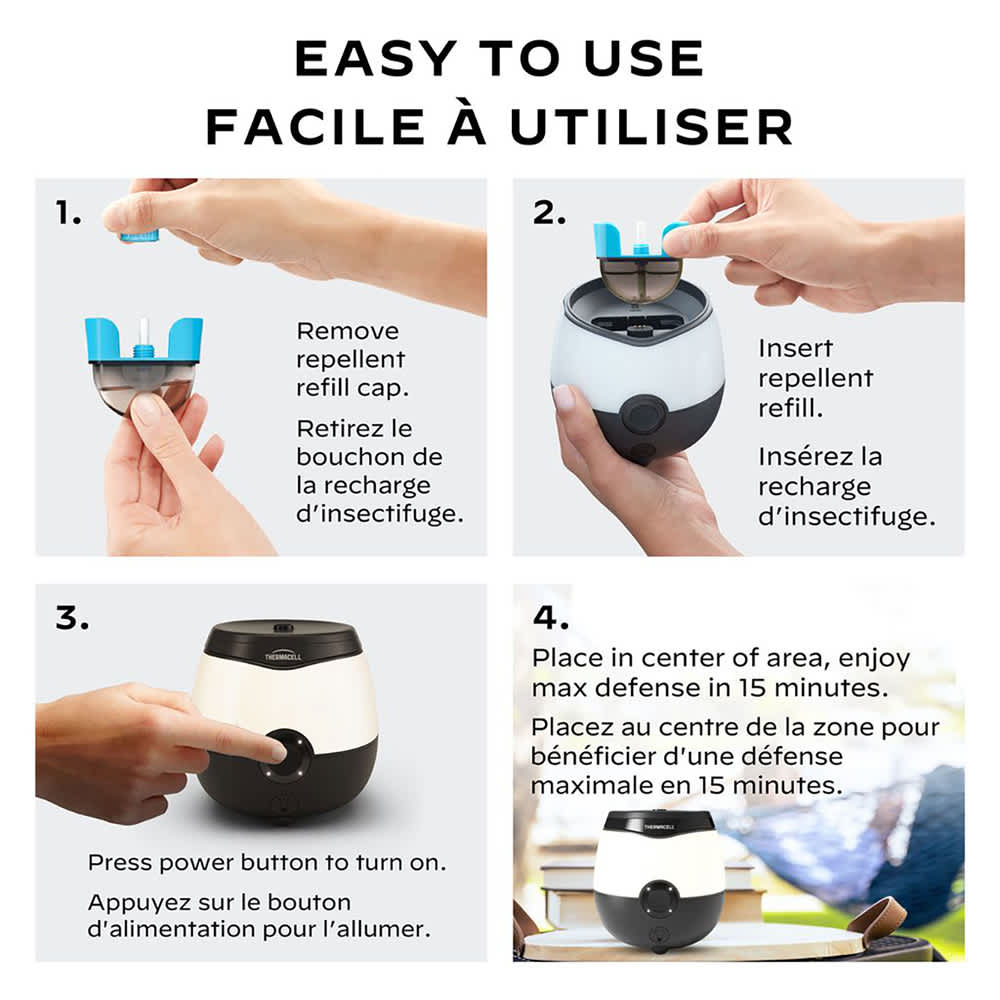 Insectifuge de zone Thermacell USB