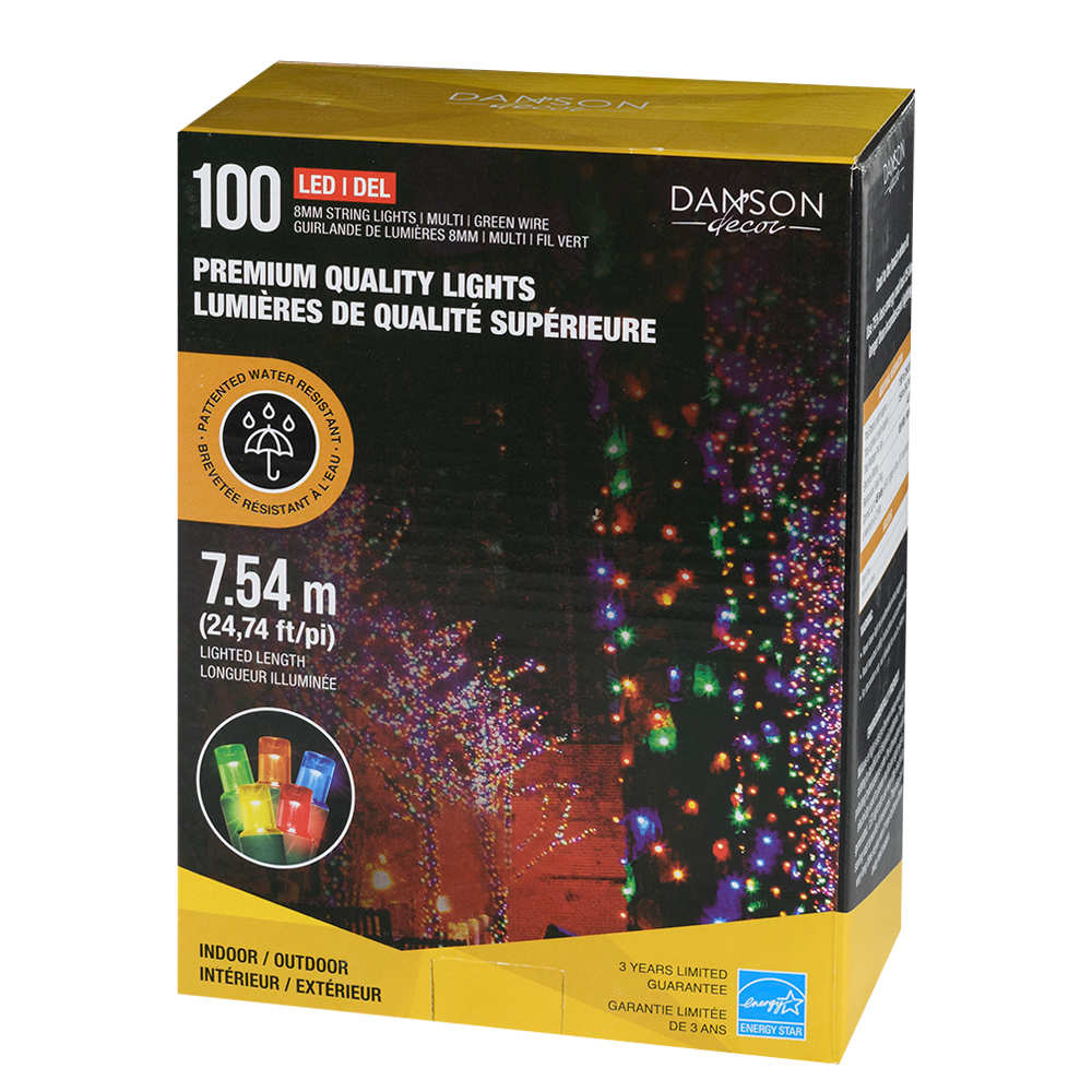 100 LED Lights Set Multicolor