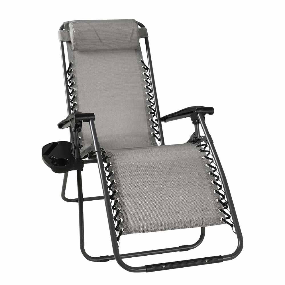 VERTUO Greige Steel Multi-Position Chair