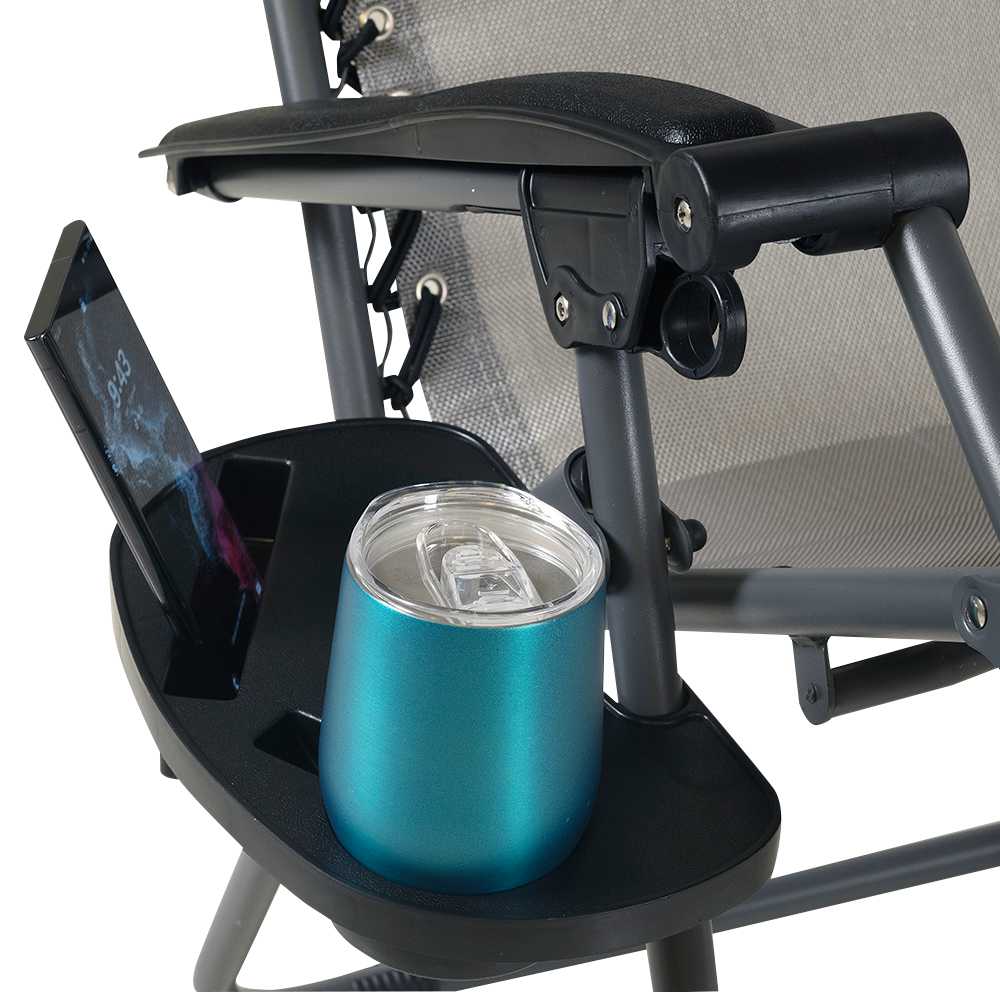 VERTUO Greige Steel Multi-Position Chair