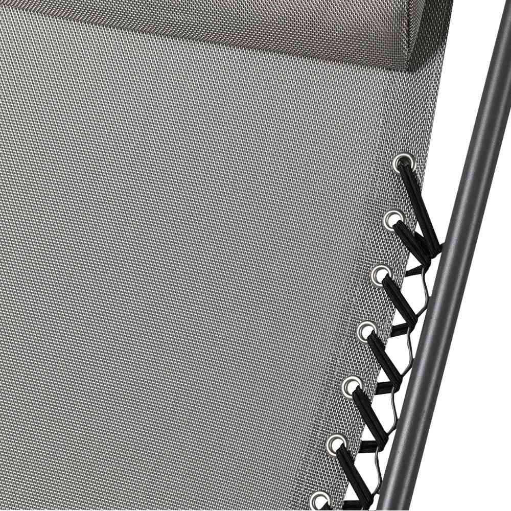 VERTUO Greige Steel Multi-Position Chair