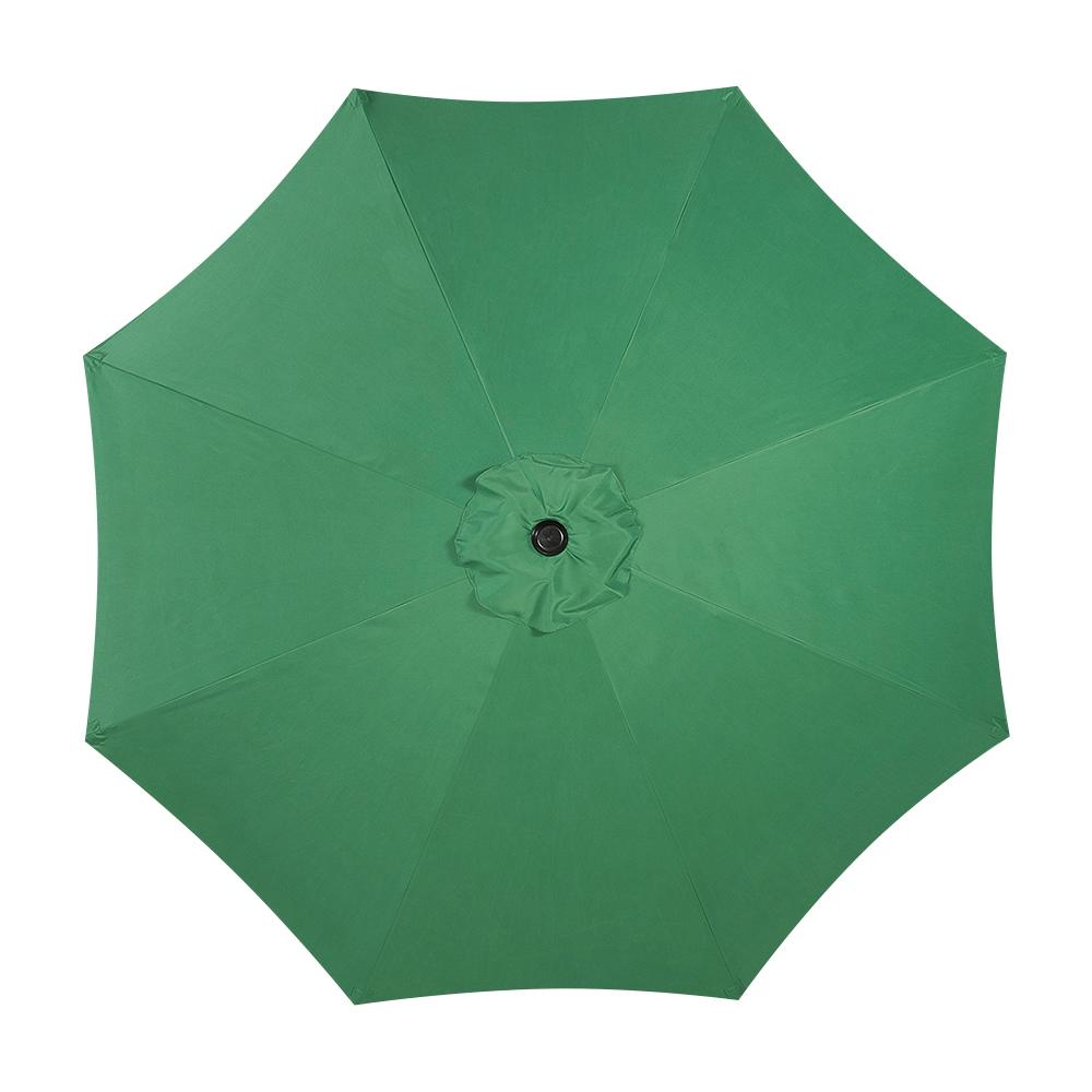 Parasol inclinable vert avec mât en aluminium 9 pi VERTUO