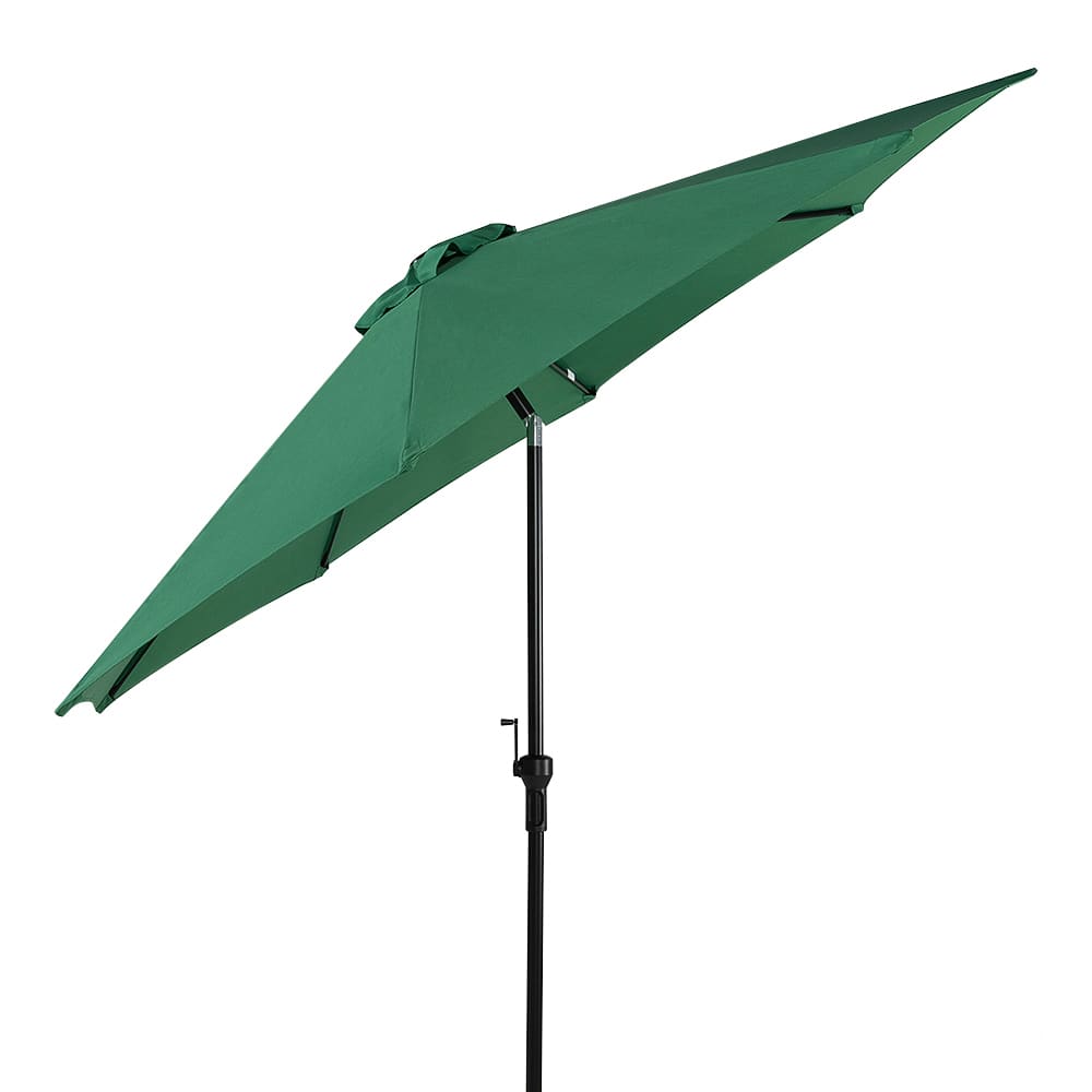 Parasol inclinable vert avec mât en aluminium 9 pi VERTUO