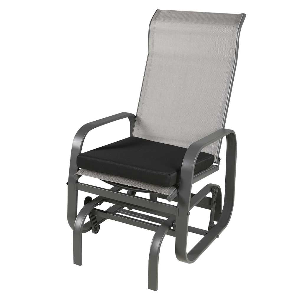 VERTUO Garden Chair Cushion Black