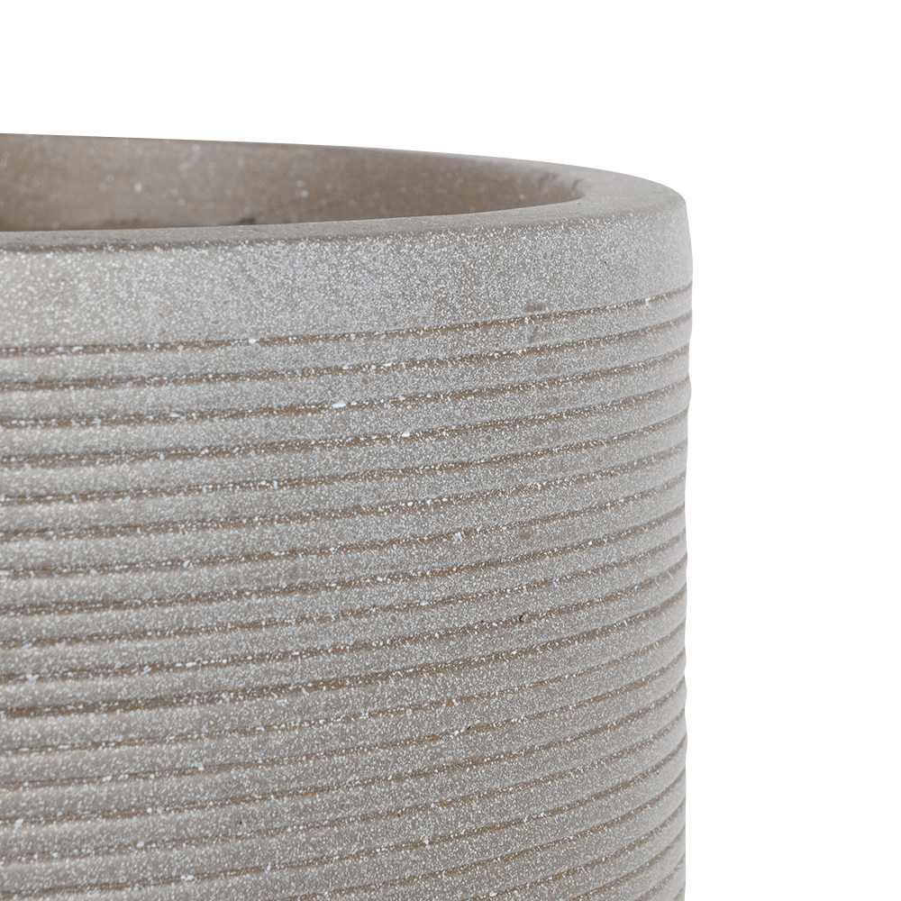 Cache-pot sur pieds taupe 11 3/4 po VERTUO