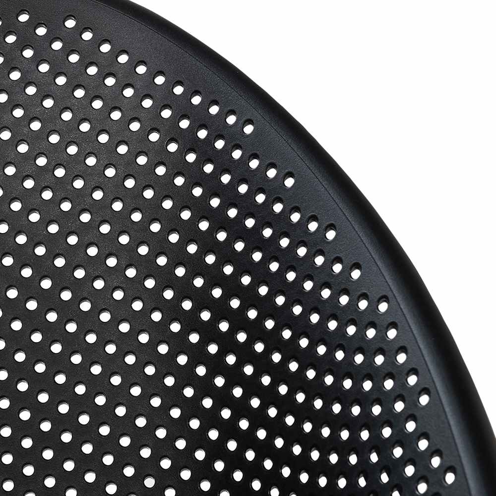 VERTUO Black Polypropylene Shell Chair