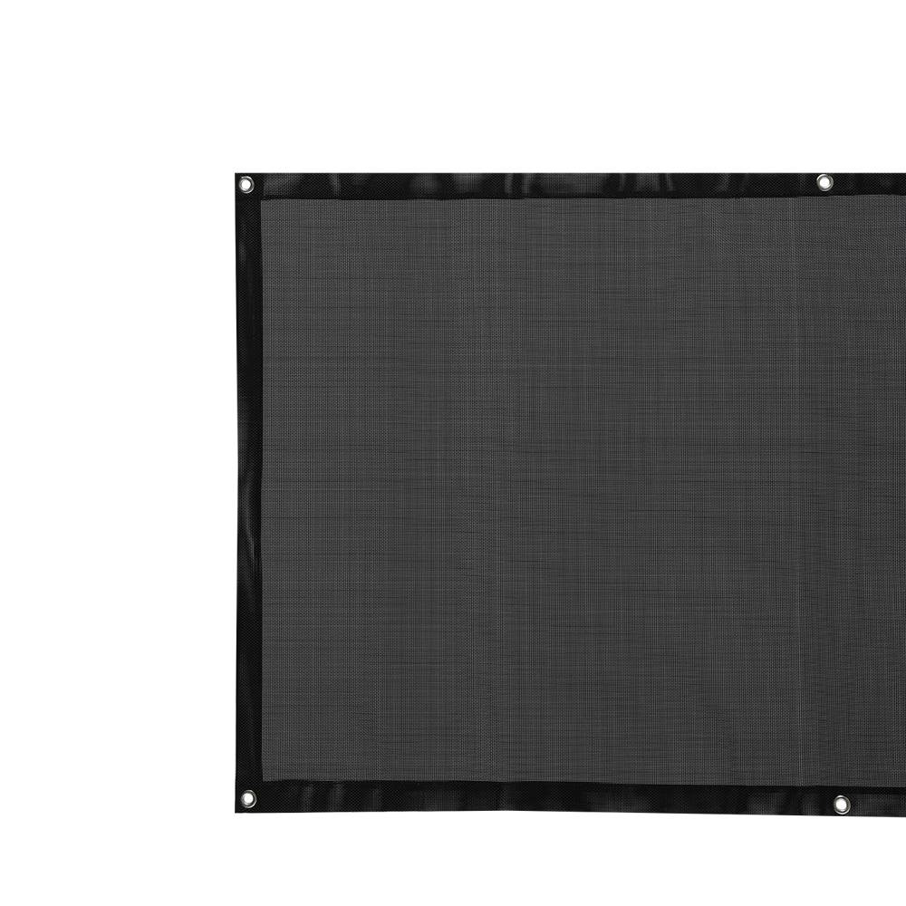 VERTUO Black Balcony Privacy Screen 30&nbsp;in&nbsp;x&nbsp;15&nbsp;ft&nbsp;11&nbsp;in