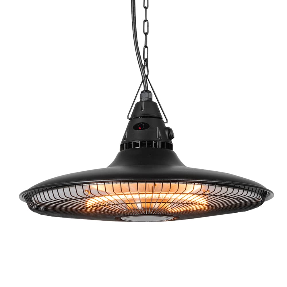 Chauffe-terrasse infrarouge suspendu 1&nbsp;500&nbsp;W