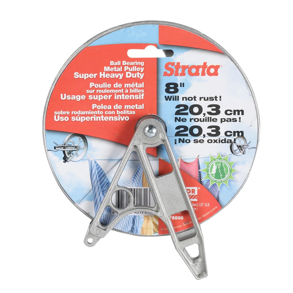 Poulie de corde à linge 8 po