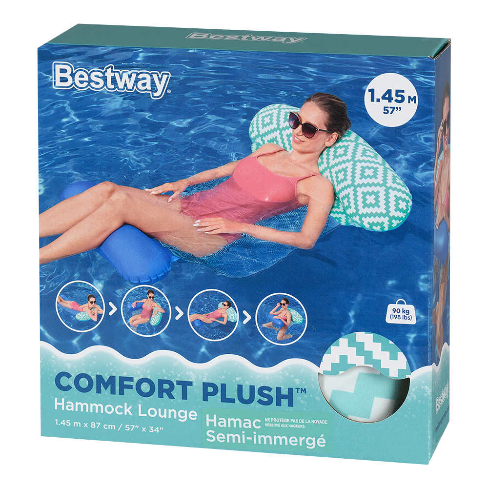 Hamac de piscine gonflable