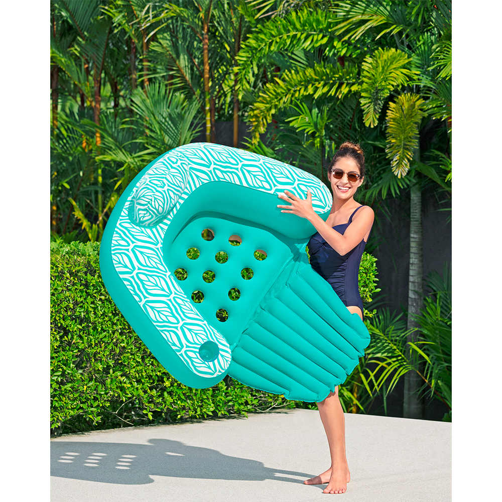 Chaise longue gonflable pour piscine