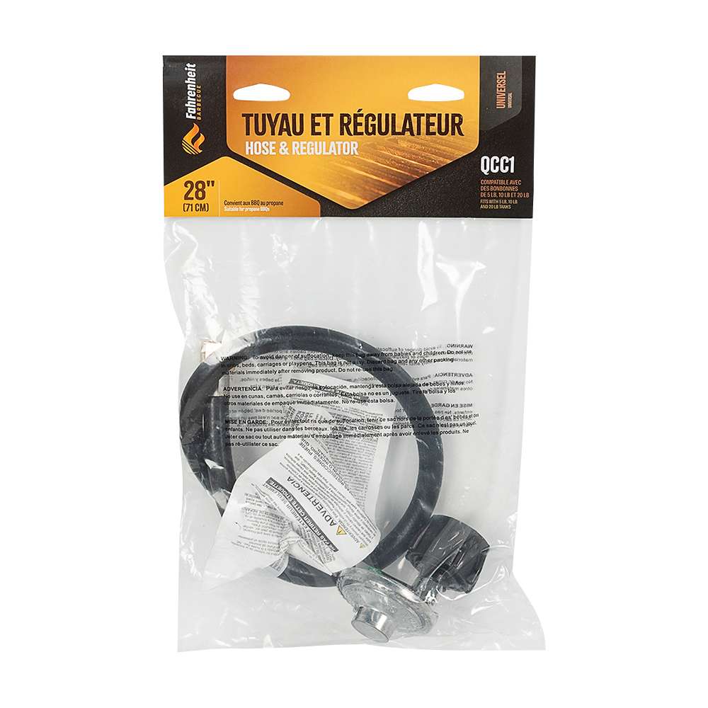 Tuyau et régulateur 28 po