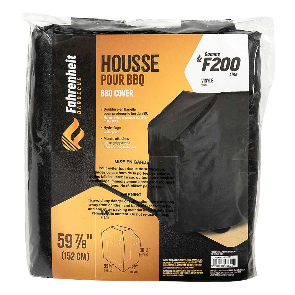 Housse pour BBQ 59&nbsp;7/8&nbsp;po&nbsp;x&nbsp;22&nbsp;po&nbsp;x&nbsp;38&nbsp;1/4&nbsp;po