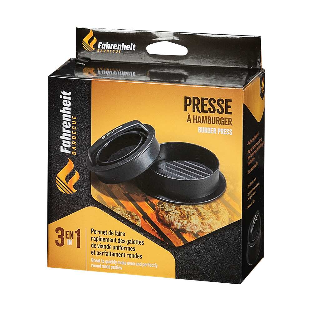 Presse à hamburger 3 en 1