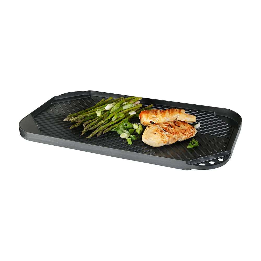 Plaque de cuisson réversible