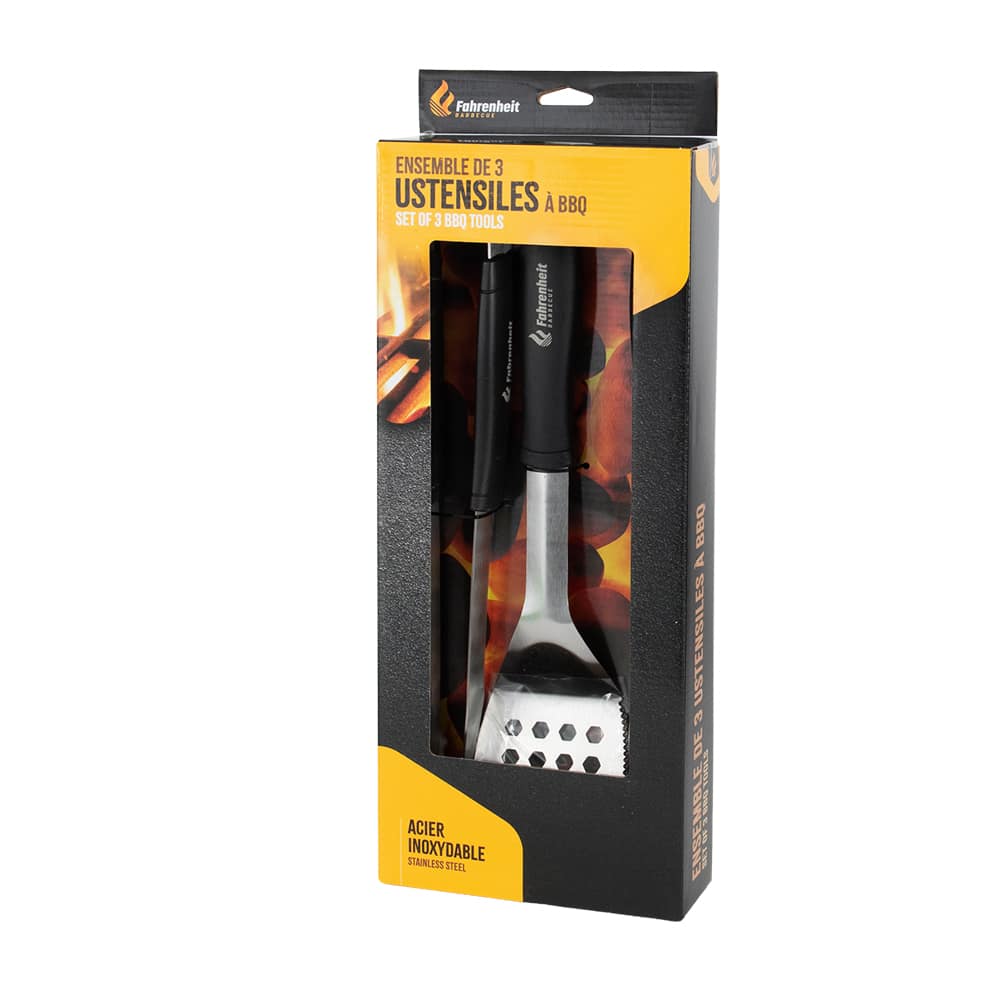 Ensemble de 3 ustensiles pour BBQ FAHRENHEIT BARBECUE