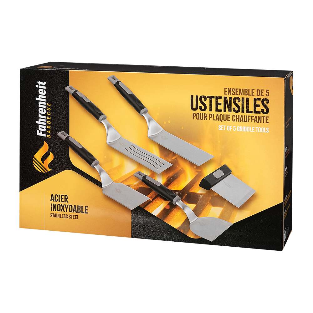 Ensemble de 5 ustensiles pour plaque chauffante