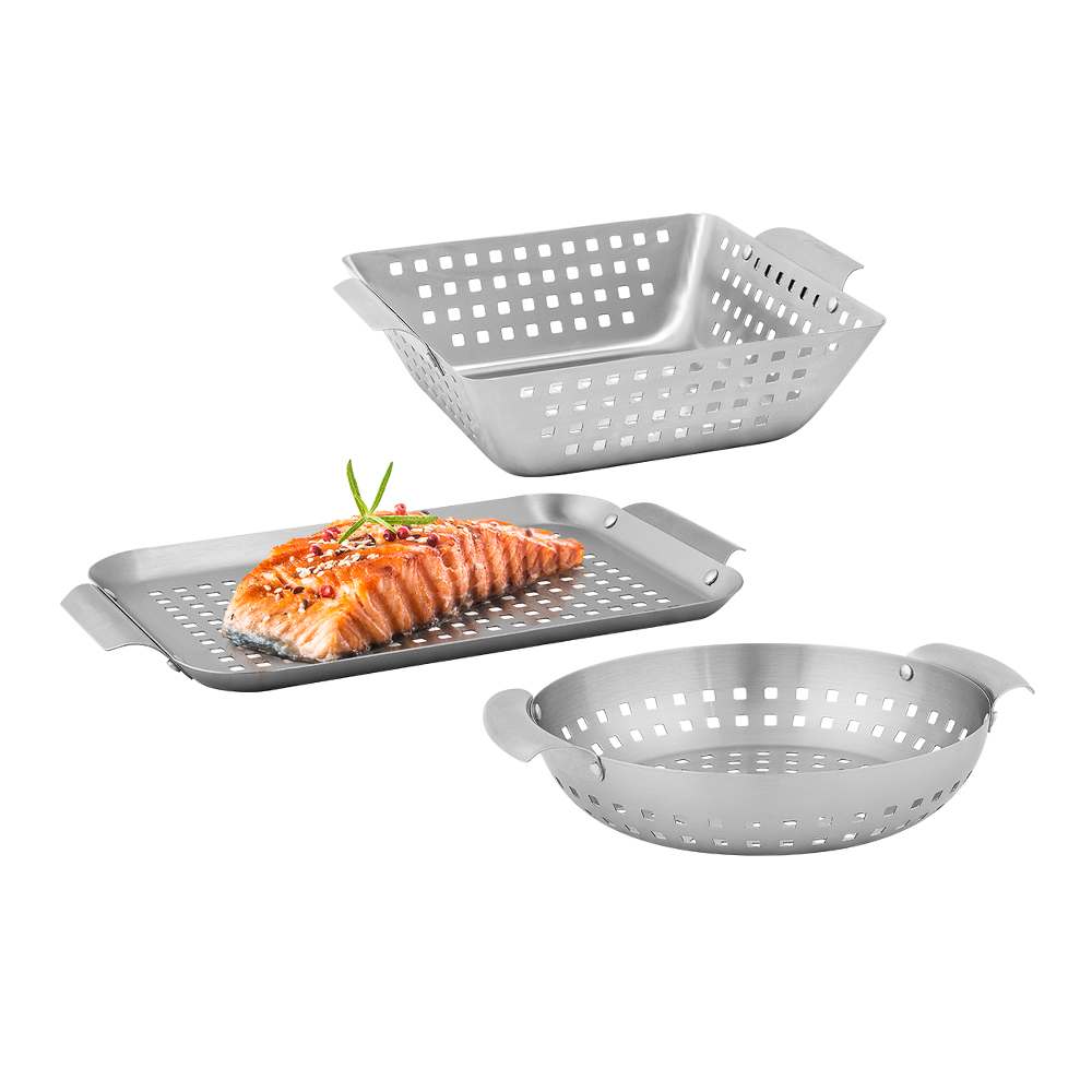 Ensemble de 3 grilles de cuisson