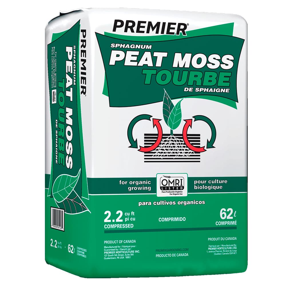 Tourbe de sphaigne 2,2 pi³