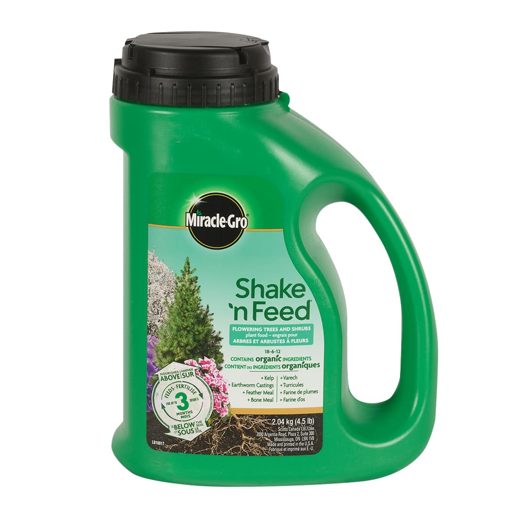 Engrais pour arbres et arbustes à fleurs Shake 'n Feed 18-6-12, 2,04&nbsp;kg