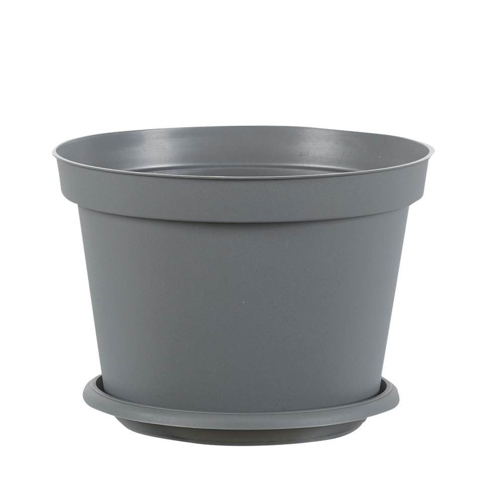 Pot à fleurs anthracite 8 po VERTUO