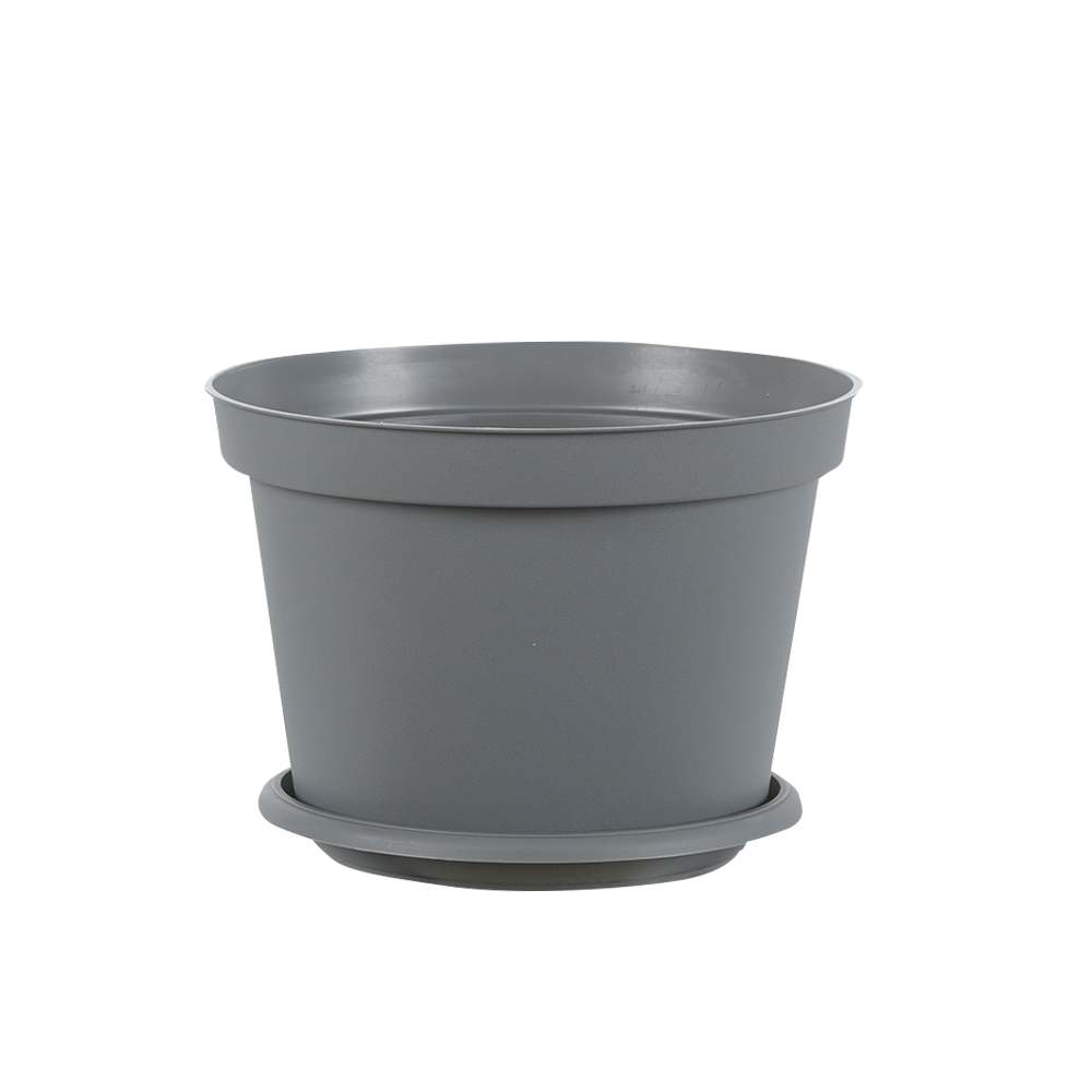 Soucoupe pour pot à fleurs anthracite 4 1/8 po VERTUO