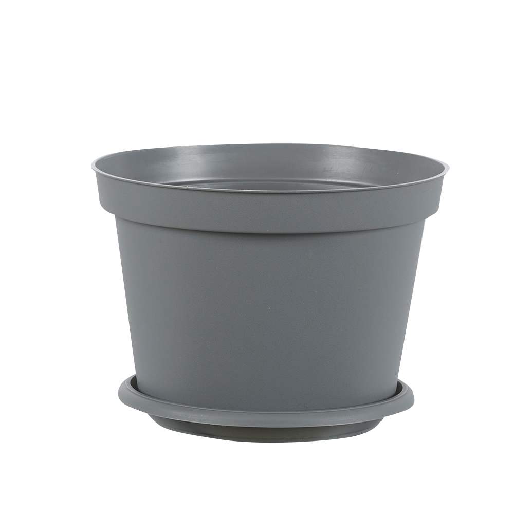 Soucoupe pour pot à fleurs anthracite 5 1/2 po VERTUO