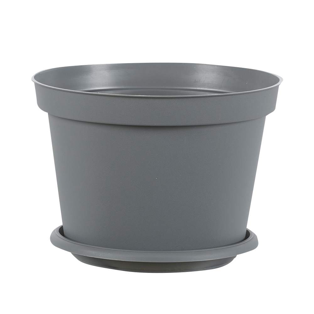 VERTUO Flower Pot Saucer 9 7/8 in. Anthracite