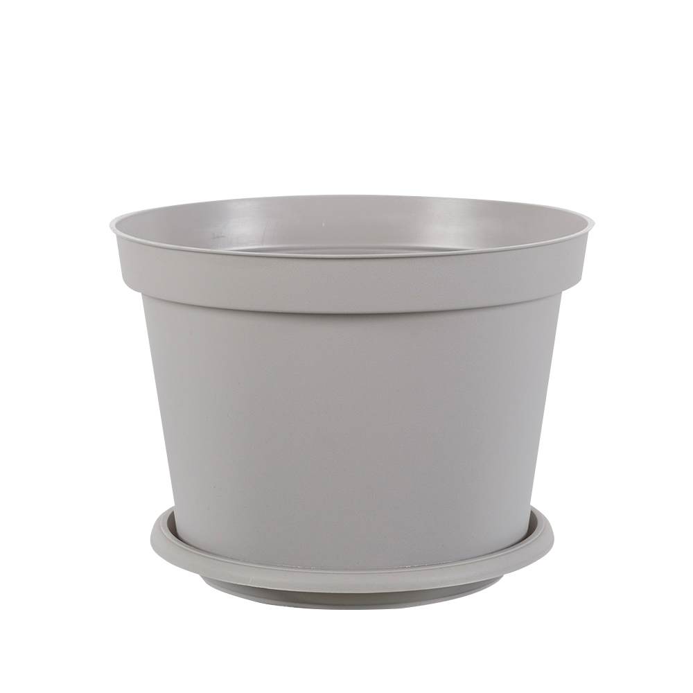 Pot à fleurs grège 5 1/4 po VERTUO