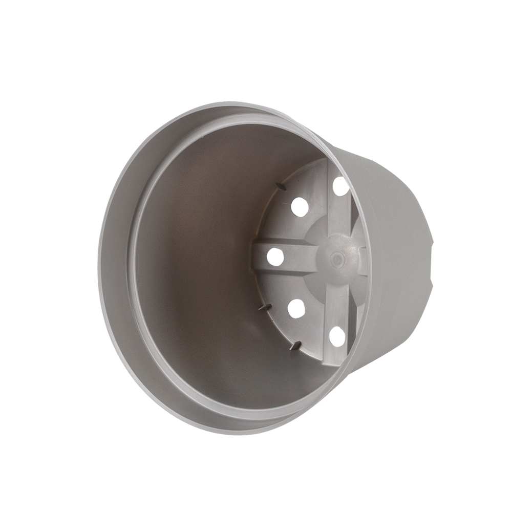 Pot à fleurs grège 6 po VERTUO