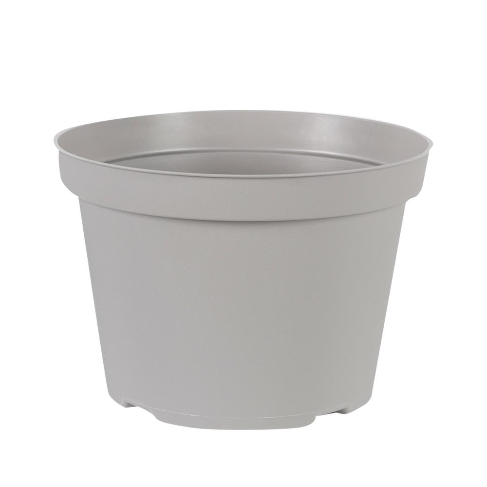 Pot à fleurs grège 8 po VERTUO