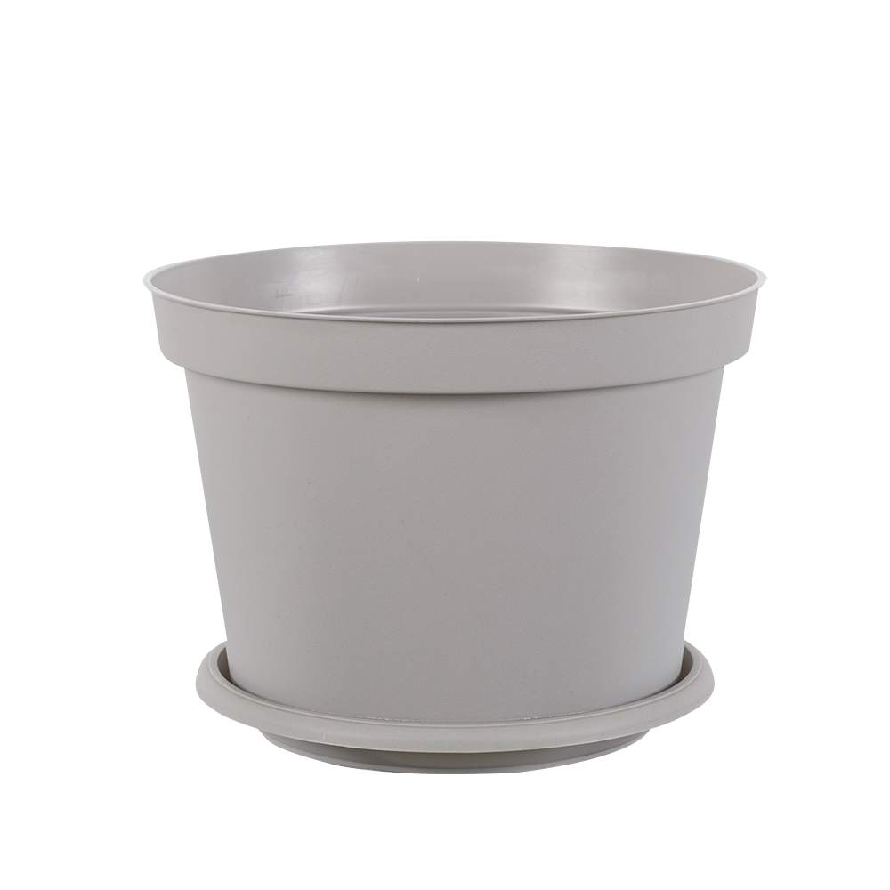 VERTUO Flower Pot Saucer 4 1/8 in. Greige