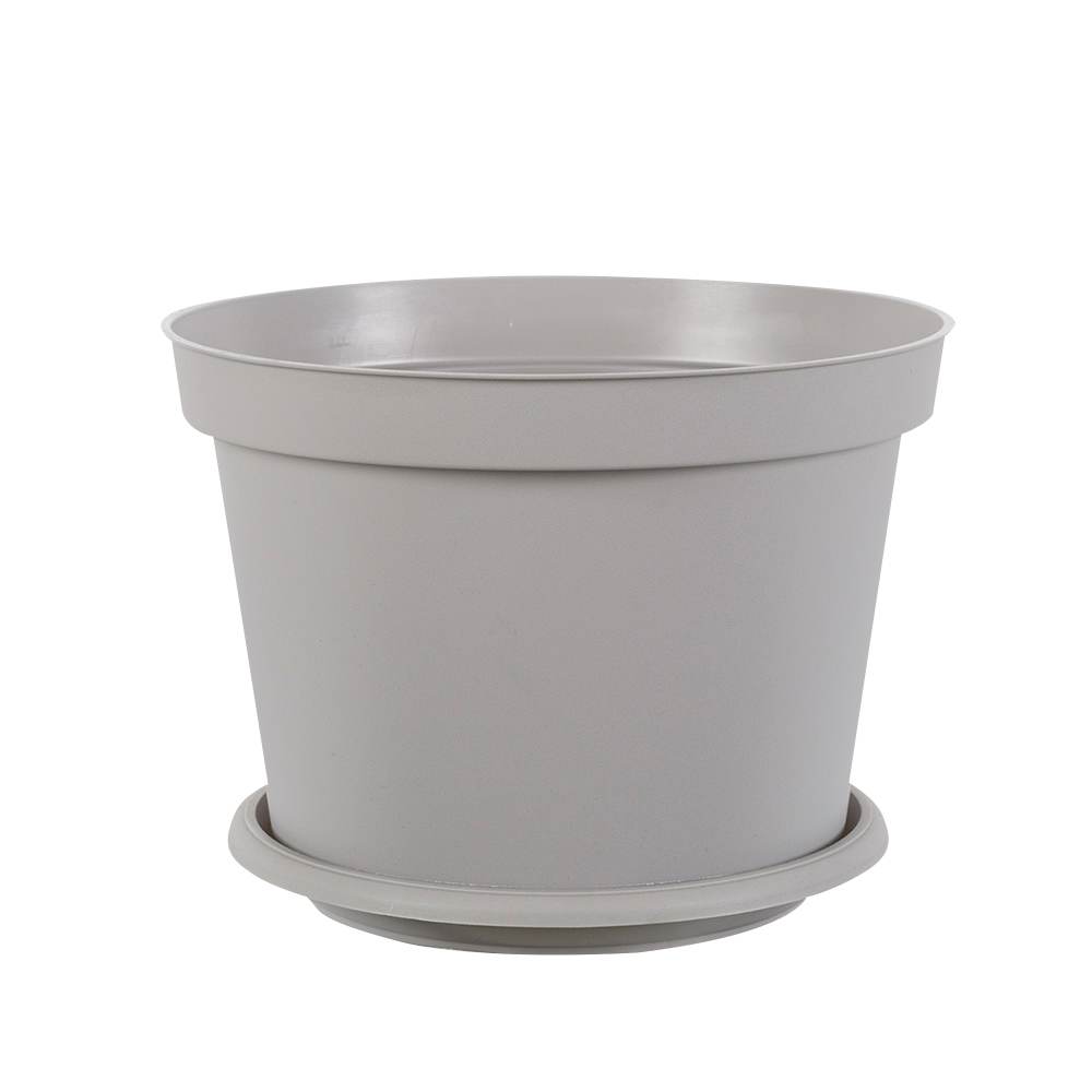 VERTUO Flower Pot Saucer 6 7/8 in. Greige