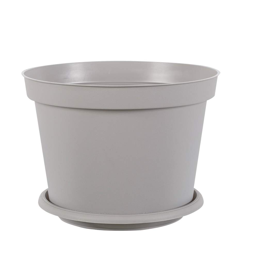 VERTUO Flower Pot Saucer 8 1/2 in. Greige