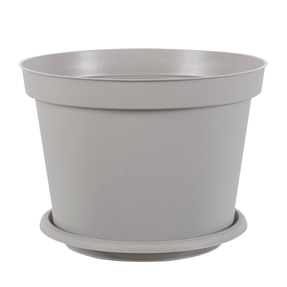 Soucoupe pour pot à fleurs grège 9 7/8 po VERTUO